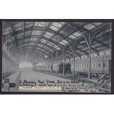 ESTACION DE FERROCARRIL ANTIGUA TARJETA POSTAL TRENES TUCUMAN